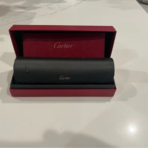 Cartier Silver Unisex Glasses - Picture 8 of 9